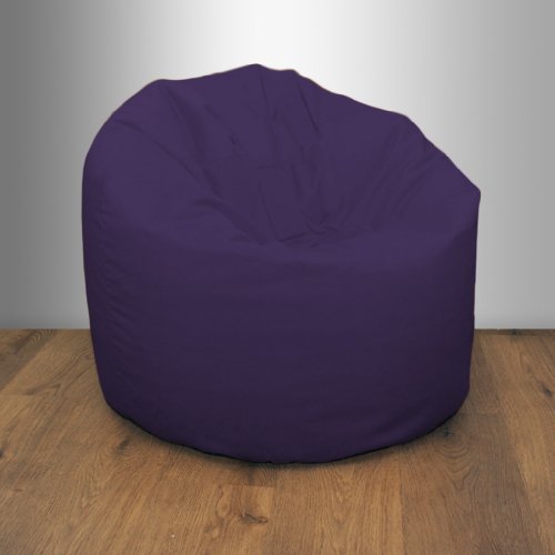 Shopisfy Large Children's & Teen's Water Resistant Fabric Bean Bag, Purple