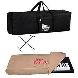 Blueberry KB50 Padded Keyboard Bag,Dust cover& Stand Compatible with Casio CT-X8000IN Keyboard(BLACK)