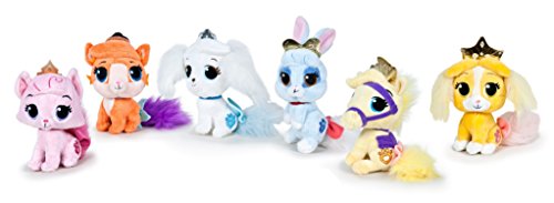 Palace pets - Pack 6 peluches calidad super soft - Treasure 13cm + Pumpkin 14,5cm + Teacup 14cm + Beauty 14cm + Blondie 14,5cm + Berry 15,5cm
