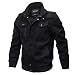 Produktbild Binggong Herren Shirt,Herren Jacke Winter Warm Erwachsene Unisex Herren Damen Klassische Retro Baumwolle Casual Übergroßen Mantel Top