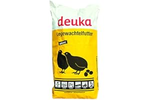 AZZUTORK deuka GS Legewachtelfutter 25 kg Wachtelfutter Legewachtelfutter 2 mm Pellets
