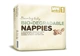 Beaming Baby Bio-Degradable Mini Nappies - Pack of 20 Nappies
