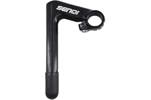 SENQI 22.2×25.4mm Electroplating Gooseneck Stem Aluminum Alloy Stems with Teeth BSB040