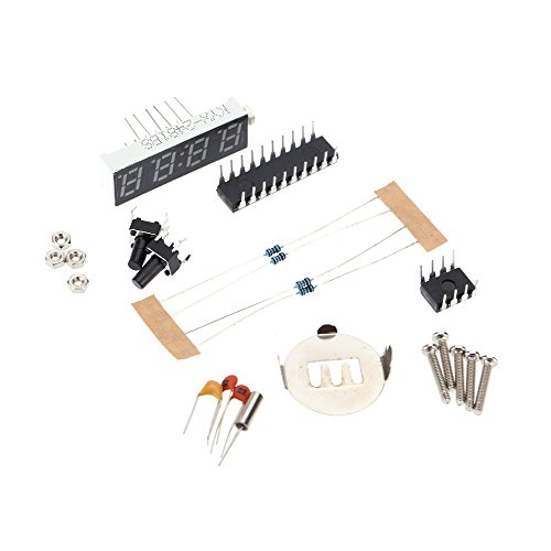 KKmoon SCM wunderbar transparenten LED-Uhr DIY LED-Digital-Rohr zu beobachten elektronische Uhr DIY-Kit [Parallelimportware] - 3