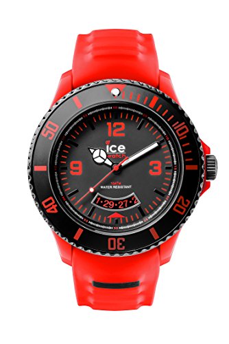 Ice-Watch Herren - Armbanduhr Ice Miami Analog Quarz Silikon SU.RD.BB.S.14 Ice-Watch Herren - Armbanduhr Ice Miami Analog Quarz Silikon SU.RD.BB.S.14