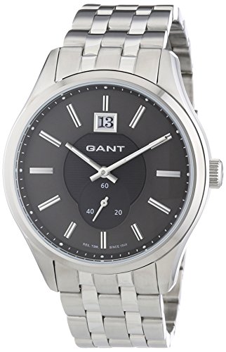 GANT Herren-Armbanduhr XL BERGAMO Analog Quarz Edelstahl W10993 GANT Herren-Armbanduhr XL BERGAMO Analog Quarz Edelstahl W10993