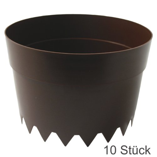AQUARING 10-er Set, Ø 20 cm braun
