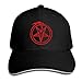 Produktbild Sandwich Cap Pentagram Satan Snake Bite Circle Durable Baseball Cap Hats Adjustable Peaked Trucker Cap