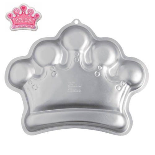 Preisvergleich Produktbild Backform Krone, Aluminium, 36x25x5cm