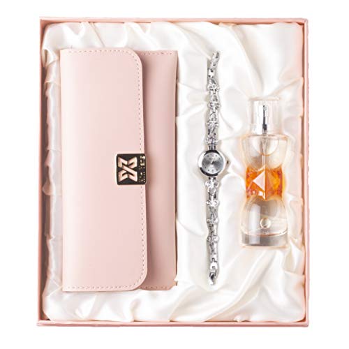 Avighna Women's Luxurious Perfume, Watch and Multicolour Clutch Combo Set