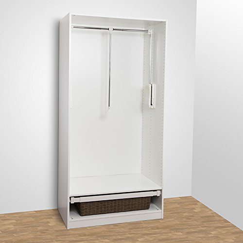 SO-TECH® Kleiderlift Garderobenlift breitenanpassbar von 450 – 1150 mm weiß - 3