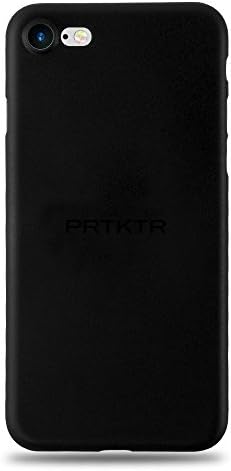 iPhone 7 Case [4.7 inch], PRTKTR® - Ultra Thin [Lightweight] Semi-Transparent [Matte Black Cover] Extended Camera Bumper Protection [Perfect Fit] Precise Cut-Outs