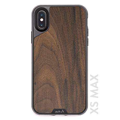 Mous Hülle für iPhone XS Max - Echtes Walnussholz - einschl. Bildschirmschutz Mous Hülle für iPhone XS Max - Echtes Walnussholz - einschl. Bildschirmschutz