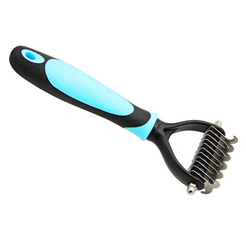 Zilong Peines para Perros Cepillos para Perros para nudos y enredos en Perros y Gatos/Pastor de pelo largo y el trineo Perros /Gatos /Caballos etc