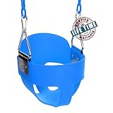 Estos columpios para bebés vienen completamente ensamblados y se adhieren fácilmente a casi cualquier viga del columpio; el peso ligero con el material duradero brinda más diversión a sus hijos.