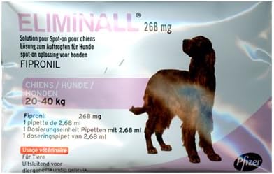 Pfizer – Eliminall 30 Generic Pipettes (Frontline Dog 20-40Kg)