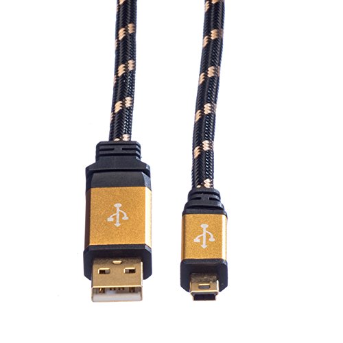ROLINE GOLD USB 2.0 Kabel Typ A Mini Kabel 5-polig 3m - 2