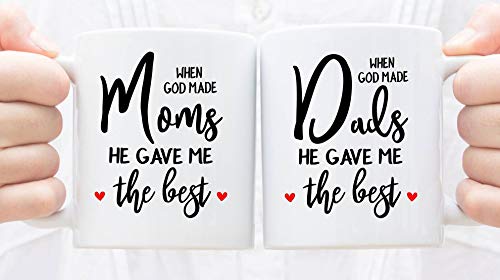 D&Y Best Anniversary Gift Printed Coffee Mugs for Your Mother, for Your Father, for Your Mother-in-Law, for Your Father-in-Law on Anniversary, AnySpecial Day