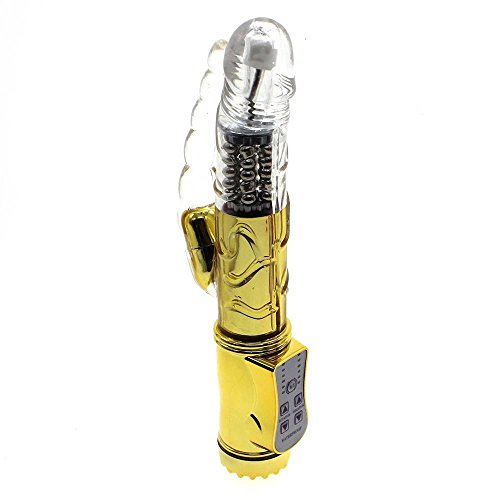 Preisvergleich Produktbild Doppel-Penetrationen Thrusting Klapperschlange Dildo Zerhacker Massager Gold