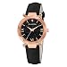 Produktbild Lazzgirl Mode Damen Leder Band CUENA Analoge Quarz Diamant Armbanduhr Uhren(Schwarz,One Size)