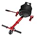 Price comparison product image HoverKart Seat Go Cart Seat Attachment Holder Accessory for 6.5" 8" 10" Self Balancing Scooter Cart Hoverboards (Red)