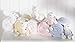 Lollipop Lane Luxury Fleece Blanket Pram and Teddy (Cream)
