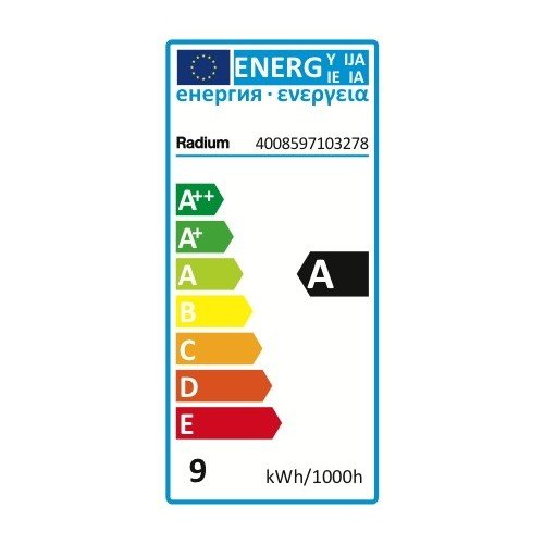 RADIUM 3-Banden-Leuchtstofflampe Niederwatt T5, 16 mm Ø, Sockel G5 8 Watt / 640 EEK: A - 2