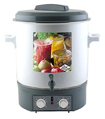 Duhalle 10032 Stérilisateur autocuiseur électrique Blanc/Gris 27 L 1800 W
