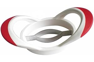 Westmark Divisor de mangos, 20 x 10,5 x 6,5 cm, Acero inoxidable/plástico, Blanco/rojo/plata, 51642270