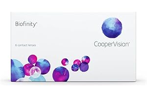 Biofinity - Lentes de contacto esféricas mensuales (R 8.6 / D 14 / -1.5 Diop), Pack de 6 uds.