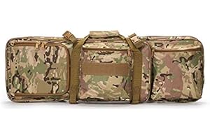 Gexgune 85CM Tactical Heavy Slip Carry Bag Double Carabine Pistolet Sac pour M4 Chasse Airsoft Sac À Bandoulière Militaire De Pêche Sac À Dos (5 Couleurs en Option)