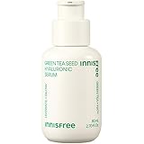 Innisfree Green Tea Hyaluronic Hydrating Serum 80ml for Glowing & Hydrated Skin with Hyaluronic Acid & Jeju Beauty Green Tea,