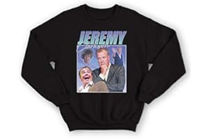 Sanfran Clothing Jeremy Clarkson Homage Funny UK TV Presenter Icon Legend 90's Retro Jumper Sweater