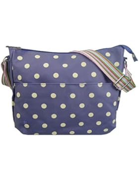 Kukubird Various Blumen Polkadots Muster und Rainbow Strap Sling Crossbody Messenger Schule Tasche