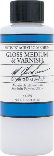 M. Graham 120ml Acrylic Medium, Gloss