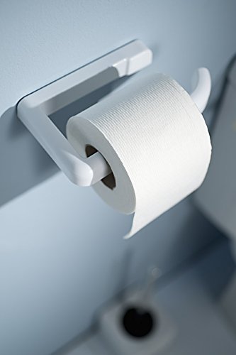 Haceka 1137994 Yoly Toilettenpapierhalter ohne Deckel, Duroplast-Kunststoff, Weiß - 2