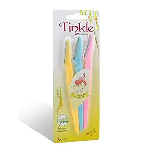 Shree Ganesh Tinkle Twinkle Eyebrow Painless Facial Hair Remover Razor for Face, Women and Men (Multicolour)