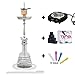 Produktbild Amy Deluxe Shisha Princess Amy 021 silber-transparent im Set mit Kohleanzünder, Naturkohle und Hygienemundstücke