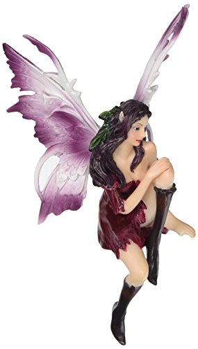 Design Toscano Amethyst, die Fee, Sitzende Figur