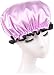 Double Layer Adult Waterproof Bath Shower Cap Bathing Cap Red Purple RS.1863.00
