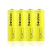 Produktbild 4 stücke ICR 14500 3,7 V 900 mAh Wiederaufladbare Li-Ion Akku mit Box für LED Taschenlampe Taschenlampe Fernbedienung Spielzeug Elektronische Gadgets - Gelb & Weiß