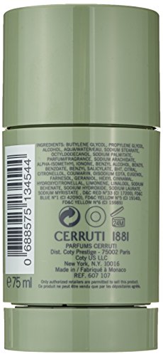Cerruti 1881 homme/man, Deodorant Stick, 1er Pack (1 x 75 ml) - 2
