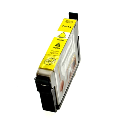 10 x hochwertige Tintenpatronen mit Chip und Füllstandanzeige , kompatibel zu Epson 4x schwarz T0711, 2x cyan T0712, 2x magenta T0713, 2x gelb T0714 - 5