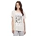 Lounge & Sleep Womens Petite White 'Let It Snow' Pyjama Top 16