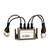 Produktbild CCTV Cat5 RJ45 BNC 4 Kanal Passive Receiver Transmitter UTP Video Balun Adapter mit 4 BNC Verlängerung Anschluss Modell A204
