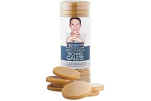 PREMIUM VON SUNZZE Cera a caldo, qualità premium, al miele, per zone intime e per ascelle. Utilizzo senza strisce in tessuto non tessuto Dischi 400 g