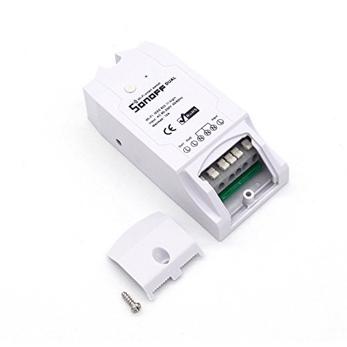 Itead Sonoff Dual Channel WLAN Schaltrelais, Steuern von 2 Geräten via App, Steuern von Geräten von Überall für Ihr Smart Home - 2