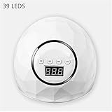 ❤ Color: Rosa / Blanco Lámpara LED for clavos 86W Lámpara LED UV de secado rápido Secador de uñas Sensor automático Blanco Fotómetro de luz SUN Pantalla LCD con configuración de temporizador 110-240V lámparas uv para uñas d