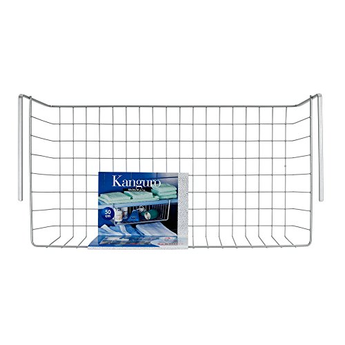Metaltex 364850039 Kanguro Schrankkorb, 50 cm, silber - 4