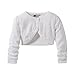 EISEND Le boléro en maille veste bébé, taille 110/116, blanc